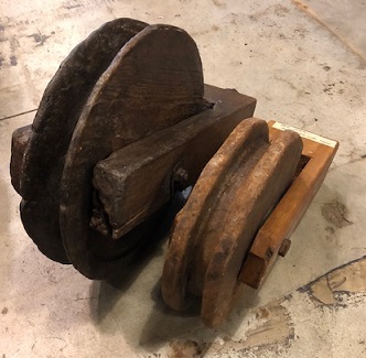 Antique ship hotsell pulley